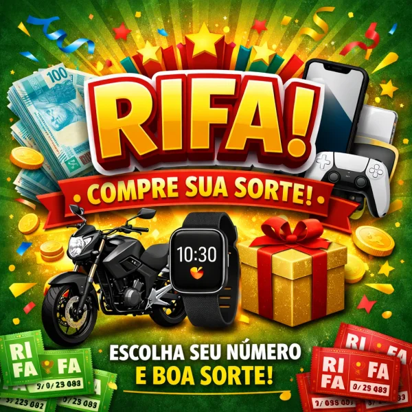 Rifas com prêmio no Pix
