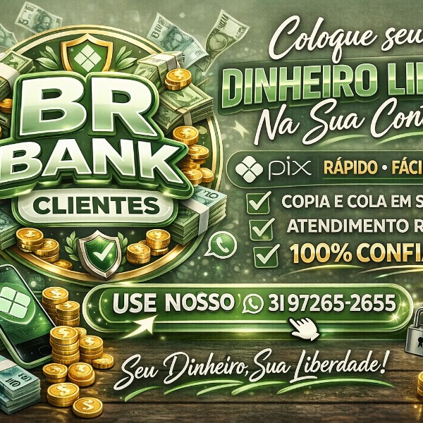 BRbank. Receba pix anonimo