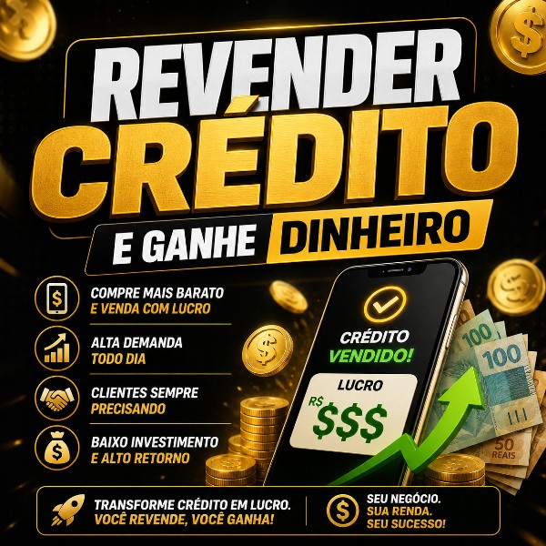 Revender crédito para celular