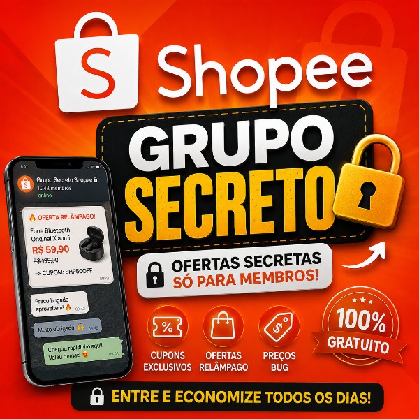 Promoções Secretas da Shopee
