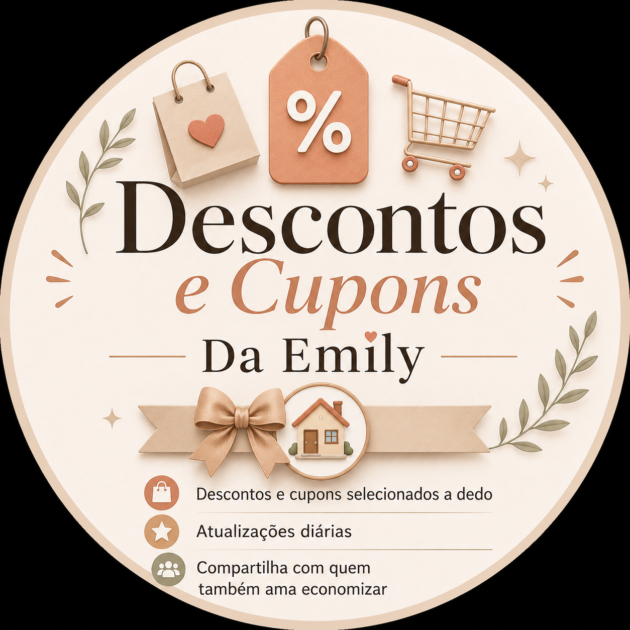 Descontos e cupons da Emily