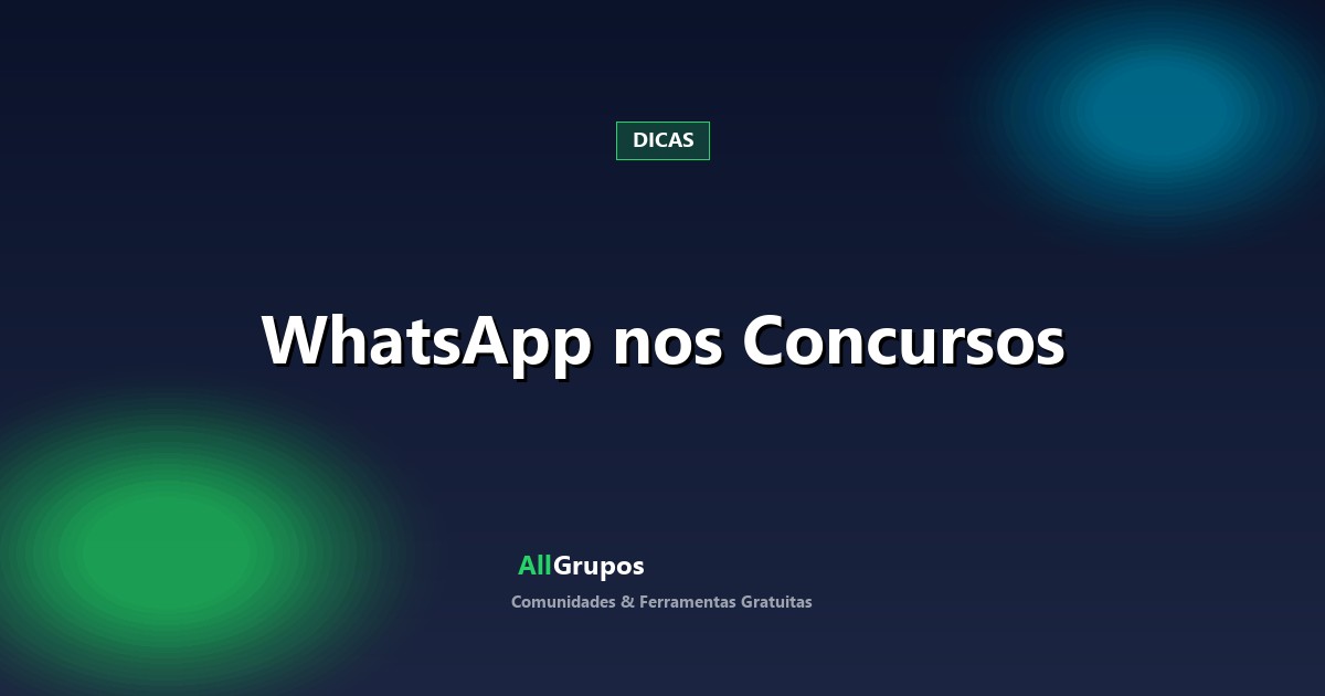Educação 4.0: Como os Grupos de WhatsApp se Tornaram a Maior Arma de Aprovação em Concursos em 2026
