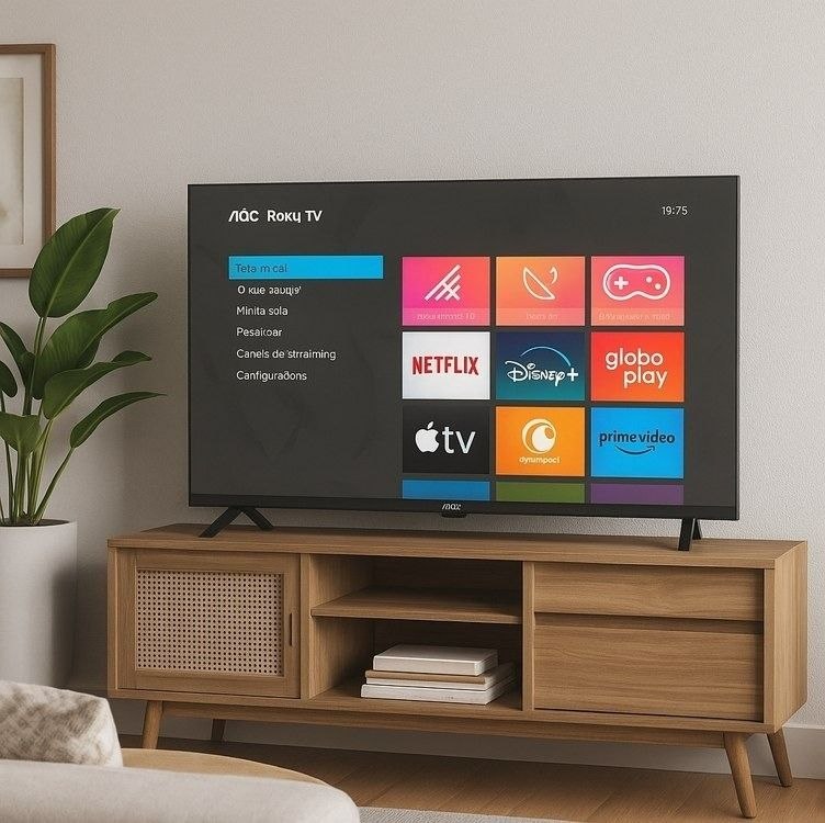 Smart TV 40" AOC Roku TV DLED Full HD 40S5045/78G - Bivolt