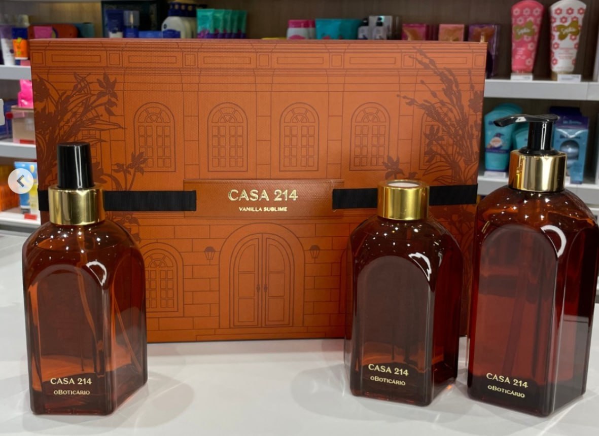 BORA CE FICAR FELIZ COM 🧴 O BOTICÁRIO KIT PRESENTE CASA 214
