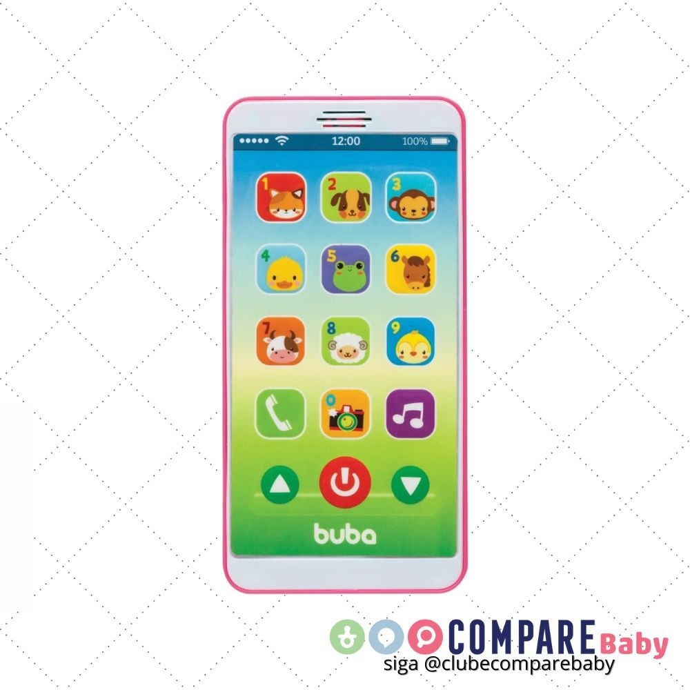 😍 Buba Baby Phone Buba Rosa Tamanho Único