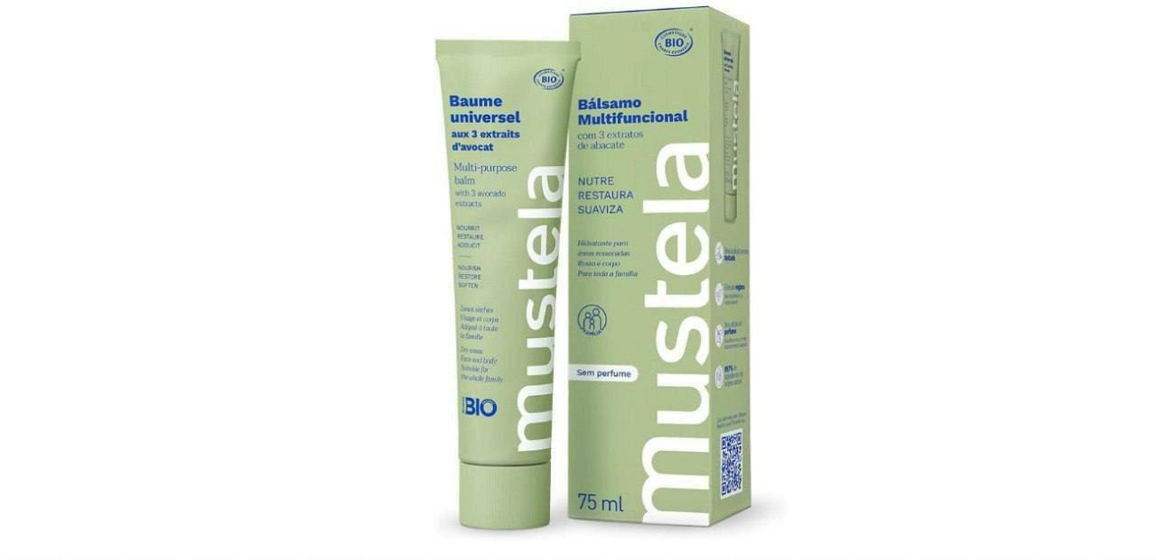 🫧 Mustela Bálsamo Multifuncional 75ml - Hidratante para áreas ressecadas do corpo com 3 e