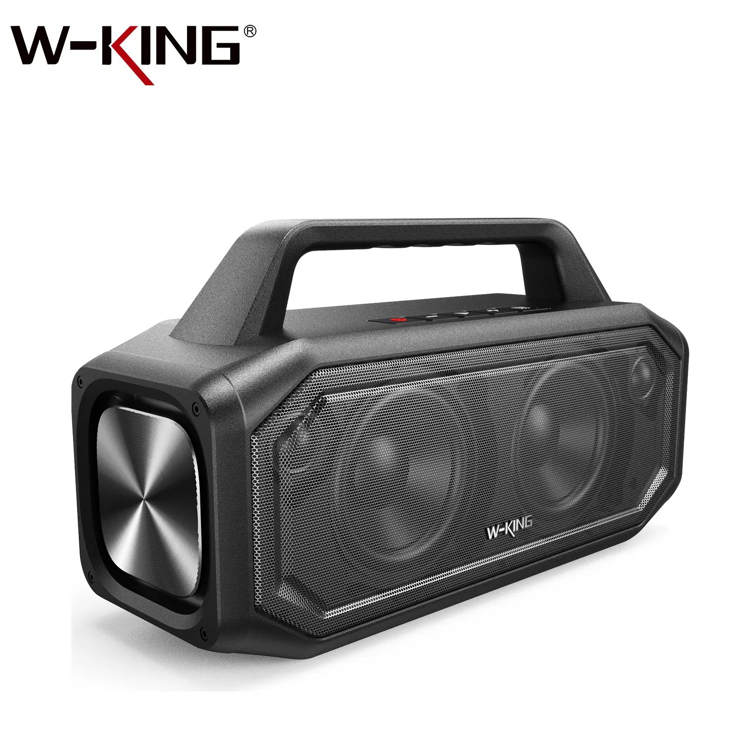 W-KING BT261 Caixa de Som Bluetooth 80W | Bass Boost | NFC | Pareamento Estéreo | Power Ba