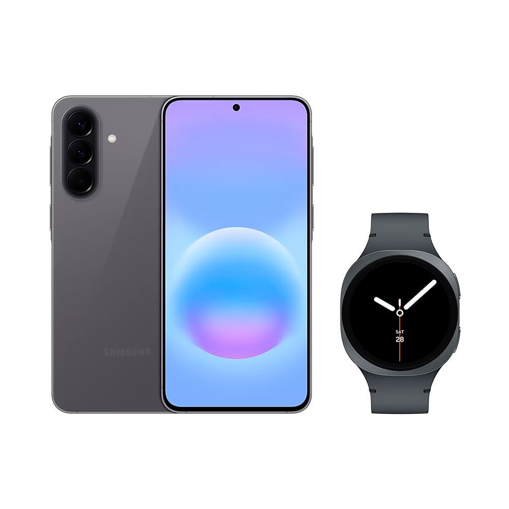 🛍️ Galaxy A57 5G (128GB) - Cinza + Galaxy Watch8 BT 40mm - Grafite