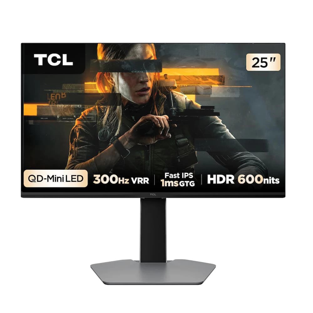 🖥Monitor Gamer 25 Full HD 25G64 QD-Mini LED 300Hz 1ms FreeSync Premium TCL