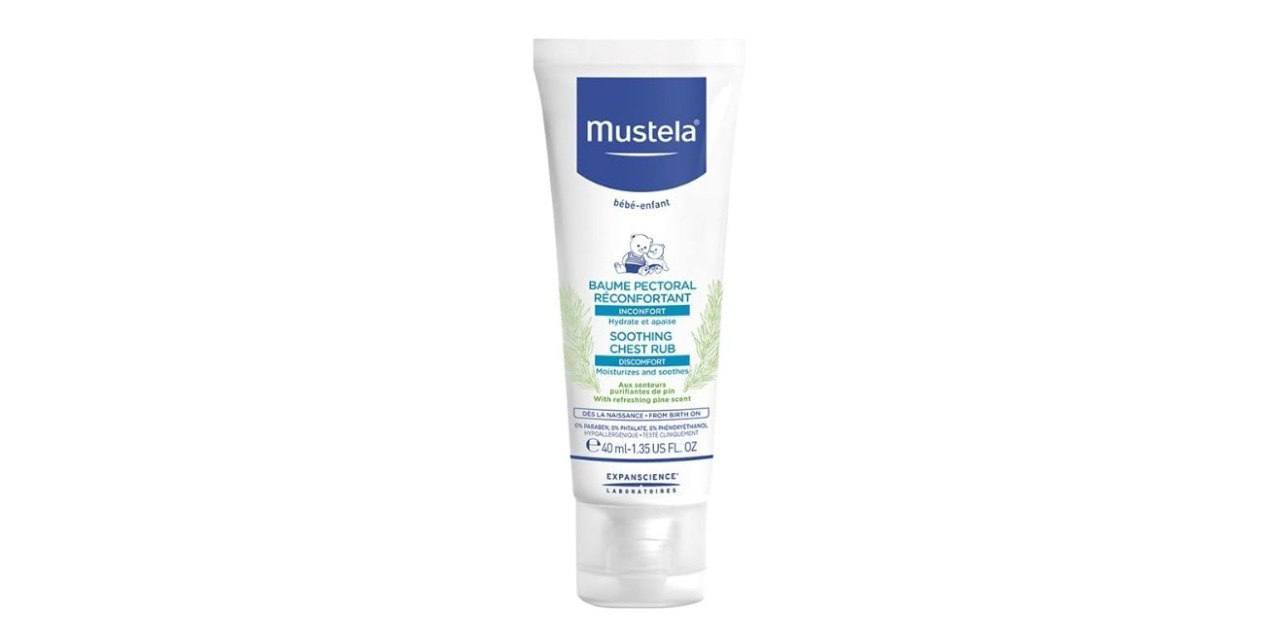 🫧 Mustela Bálsamo Reconfortante 40Ml Para Massagem Peitoral Nos Bebês Conforto De Gripes