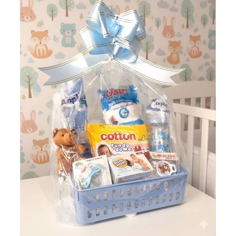 🛍️ Cesta presente maternidade bebe 12 itens essenciais alimentação higiene do bebê enxova