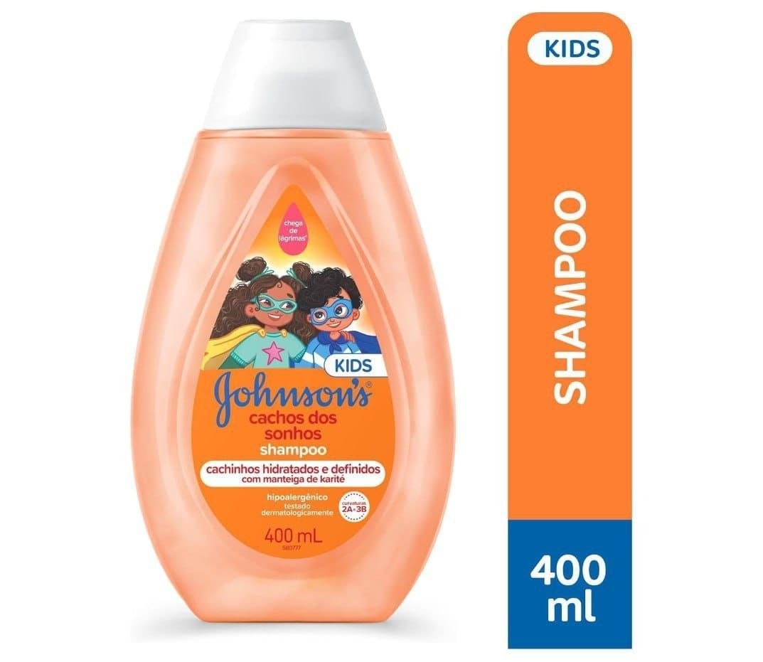 Shampoo Para Cabelos Cacheados Johnson's Baby Cachos Dos Sonhos 400ml