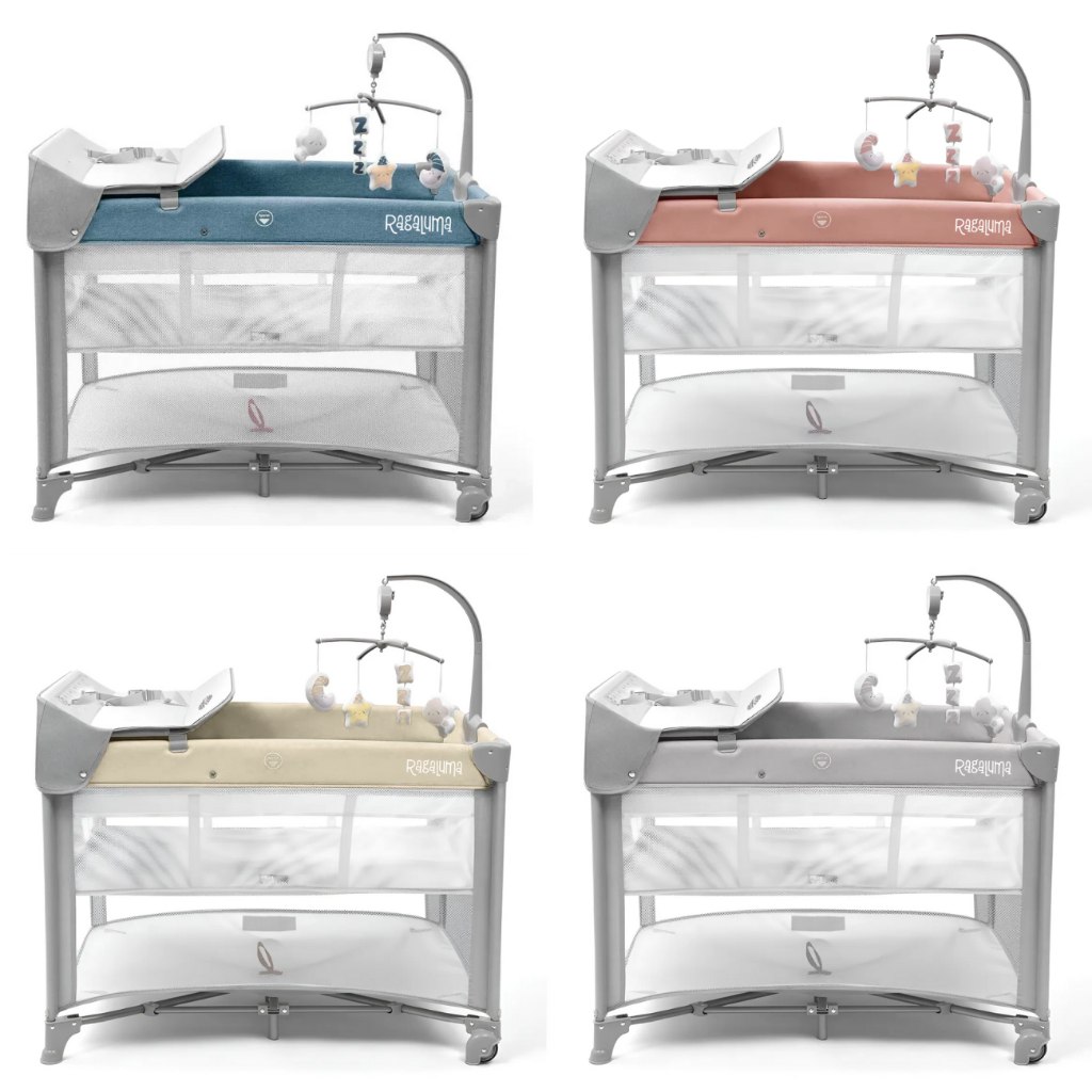 🛍️ Berço Portátil Anti Refluxo com Moblie, Duas Alturas, Trocador, Mosquiteiro SLEEPGUARD