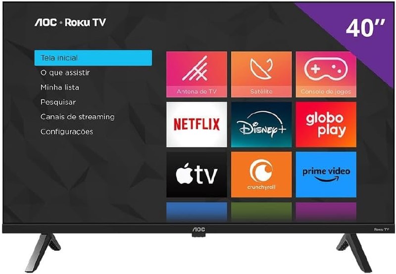📺 QUARENTA POLEGADAS DE CINEMA EM CASA