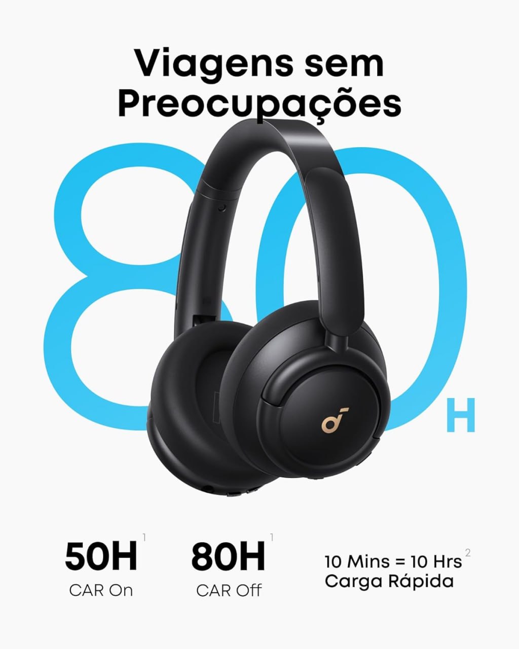 🎧 80 HORAS DE BATERIA PURA LIBERDADE