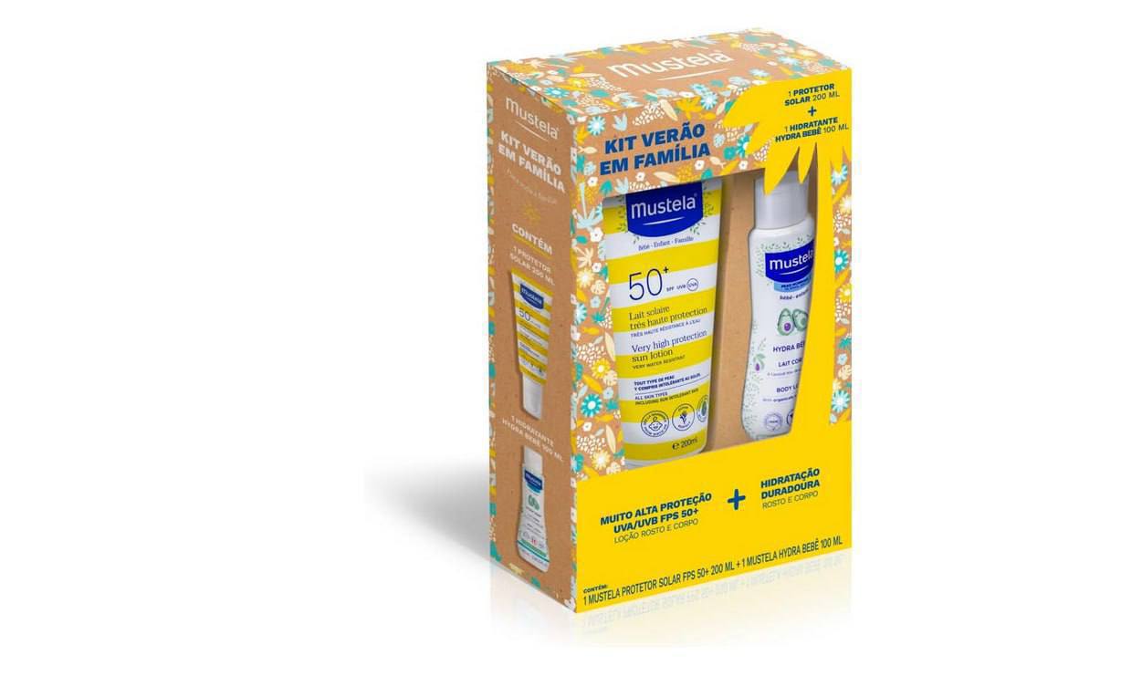 🫧 Mustela Kit Verão em Família- Compre Protetor Solar 200ml e Ganhe o Hydra Bebê 100ml –
