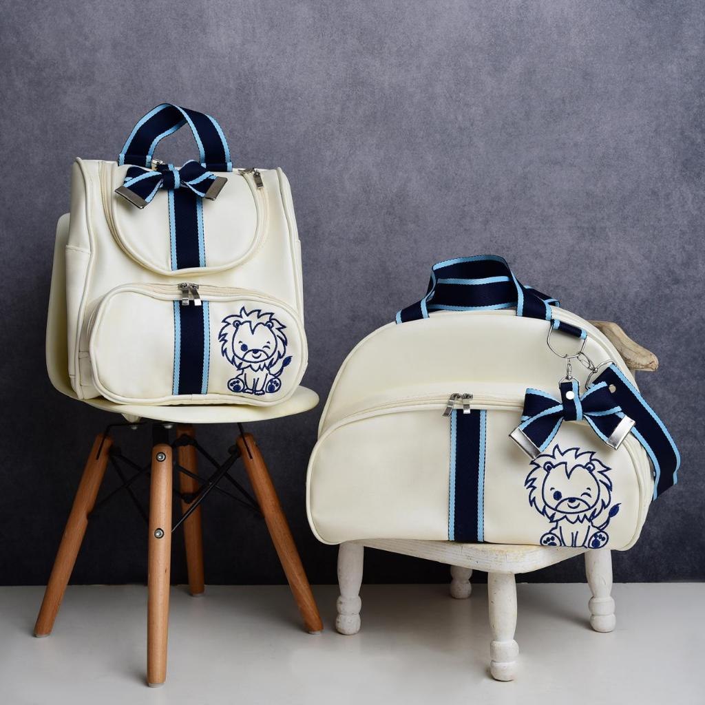 🛍️ Bolsa Maternidade Kit 2 Peças Mochila 2 Em 1 Conjunto Mamãe e Bebê