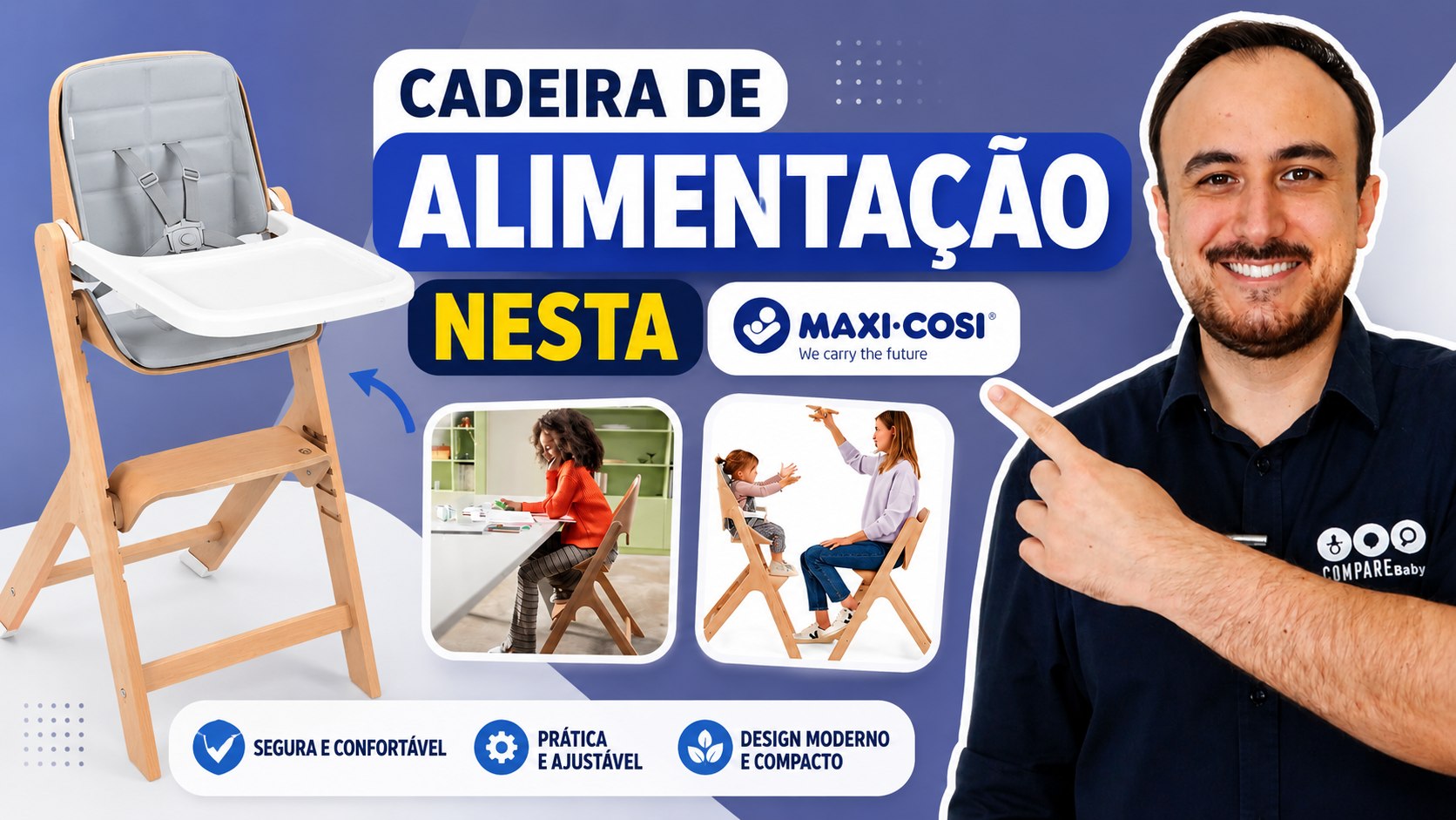 🎬 Vídeo novo no canal: Cadeira de Alimentação NESTA Maxi-Cosi