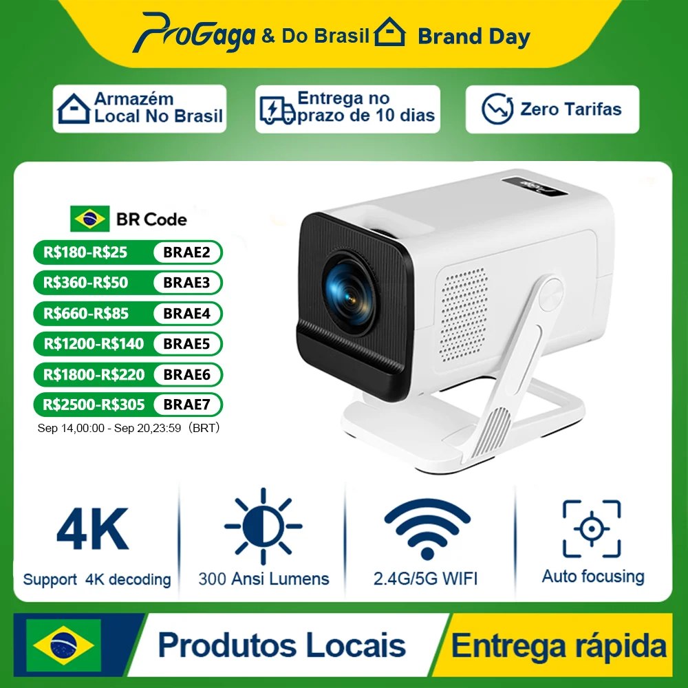 Projetor PROGAGA PG310, 300 ANSI