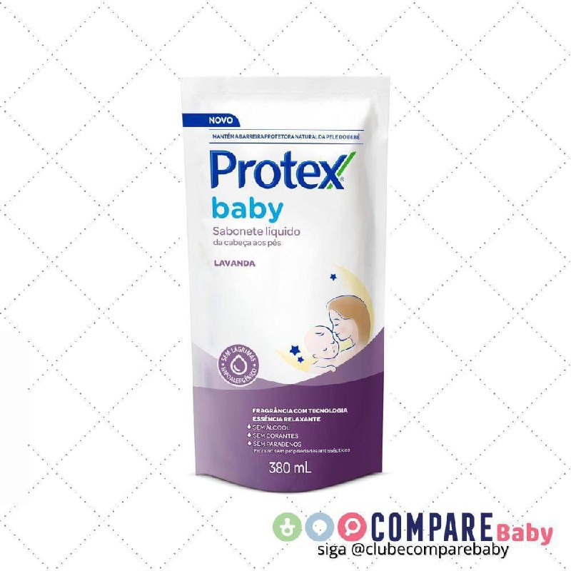 😍 SABONETE PROTEX BABY LAVANDA REFIL 380ml