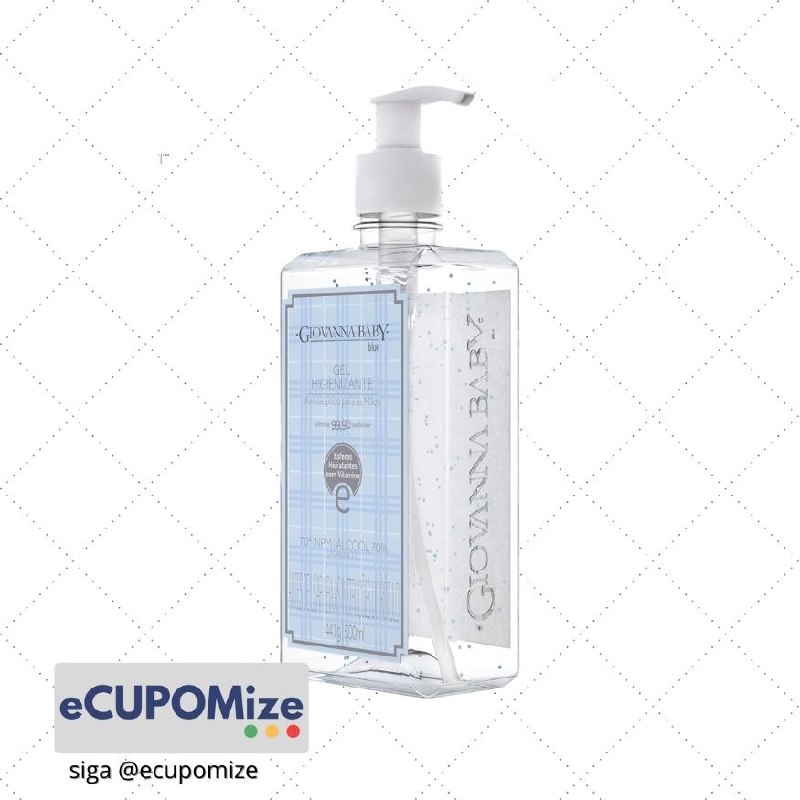 😍 GIOVANNA BABY Gel Higienizante 70% Blue 500Ml Azul