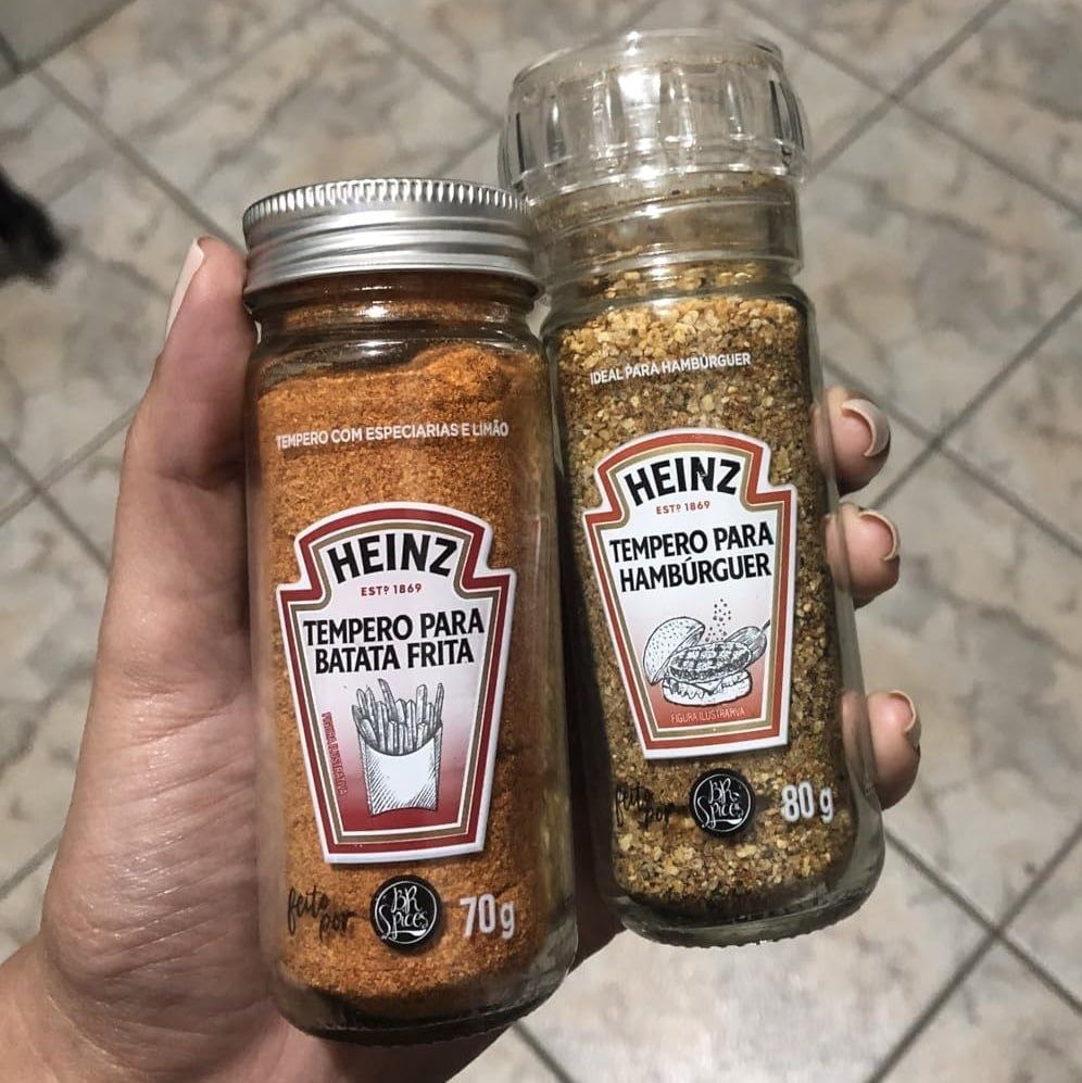 Heinz Kit Temperos para Hambúrguer e Batata 150g