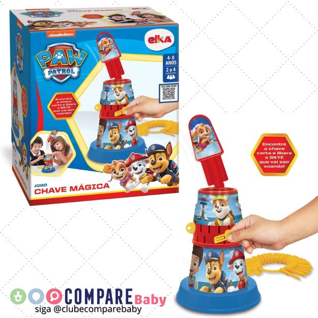 😍 Elka Jogo Chave Mágica - Patrulha Canina