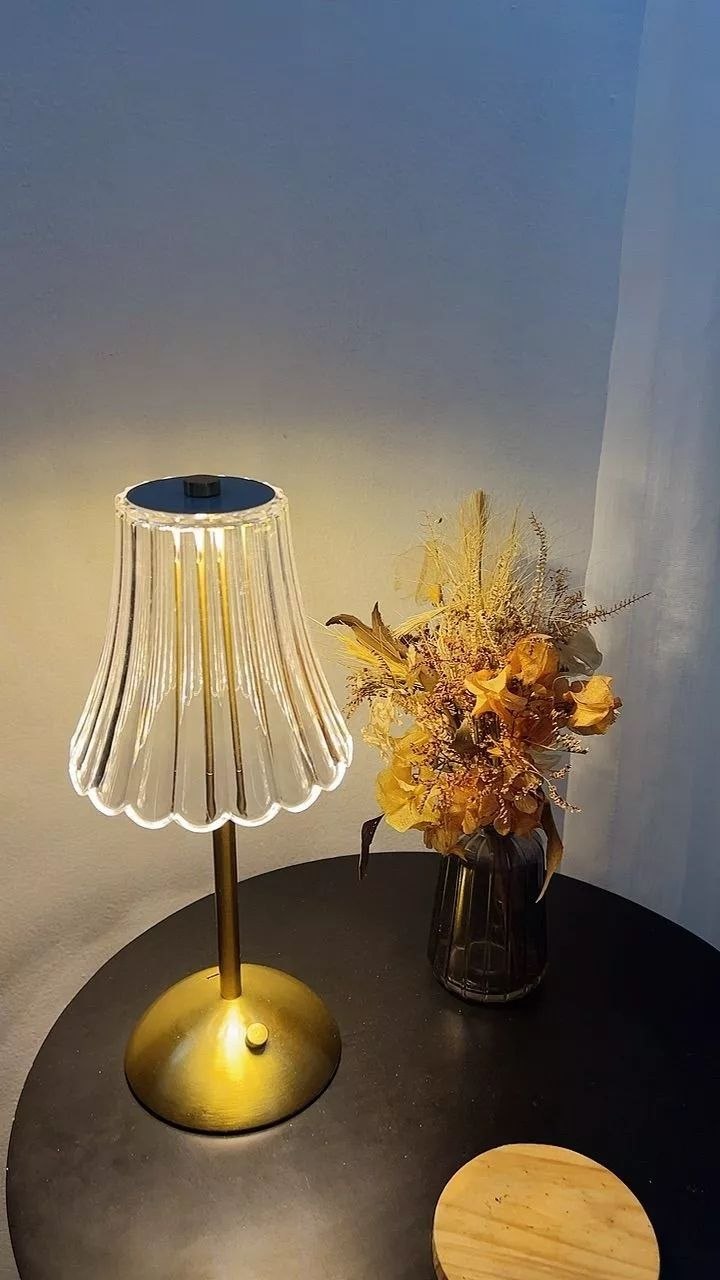 - Lâmpada De Mesa Com Barra De LED Para Iluminação Interna Sensor De Toque De Luz De Quart