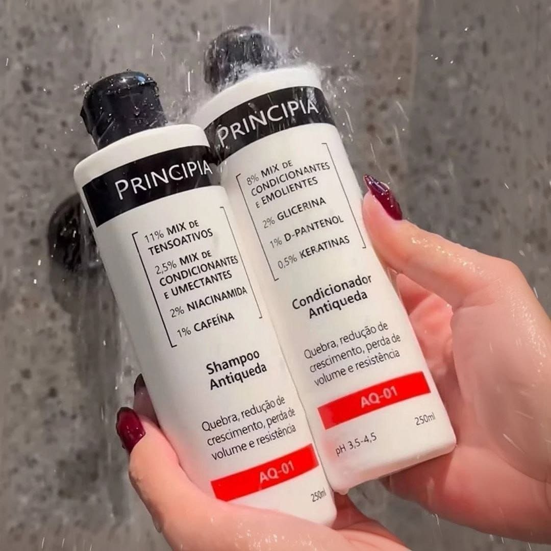 Principia Kit Shampoo E Condicionador Antiqueda Aq-01