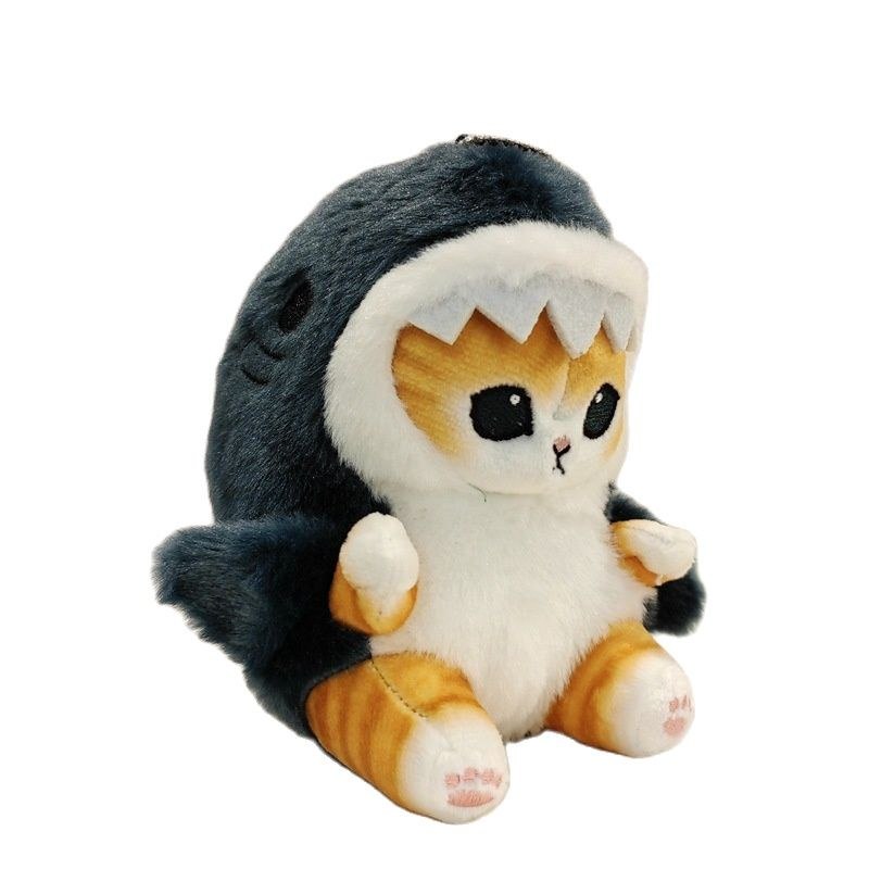 🛍️ Pingente De Pelúcia De Gato Tubarão Frito Camarão Boneca Quarto Lindo Decoração De Sac