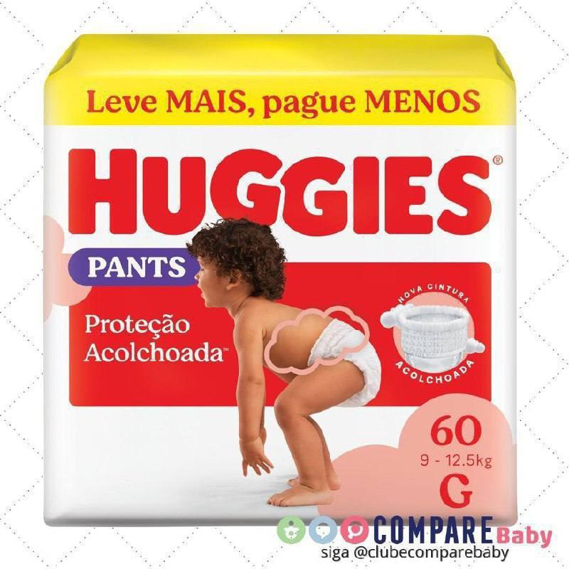 😍 Fralda Supreme Care Roupinha G 60 unidades, Huggies