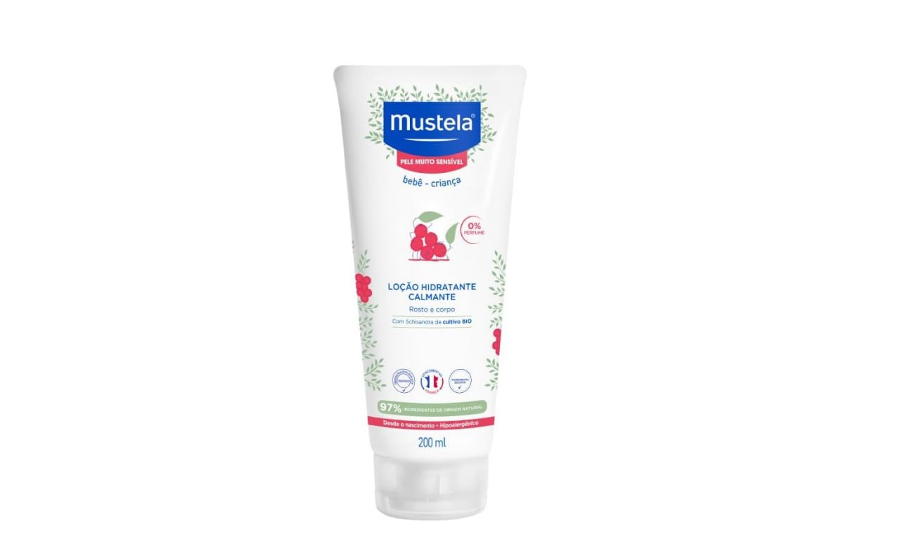 🫧 Mustela Hidratante e Calmante sem Fragrância – 200ml