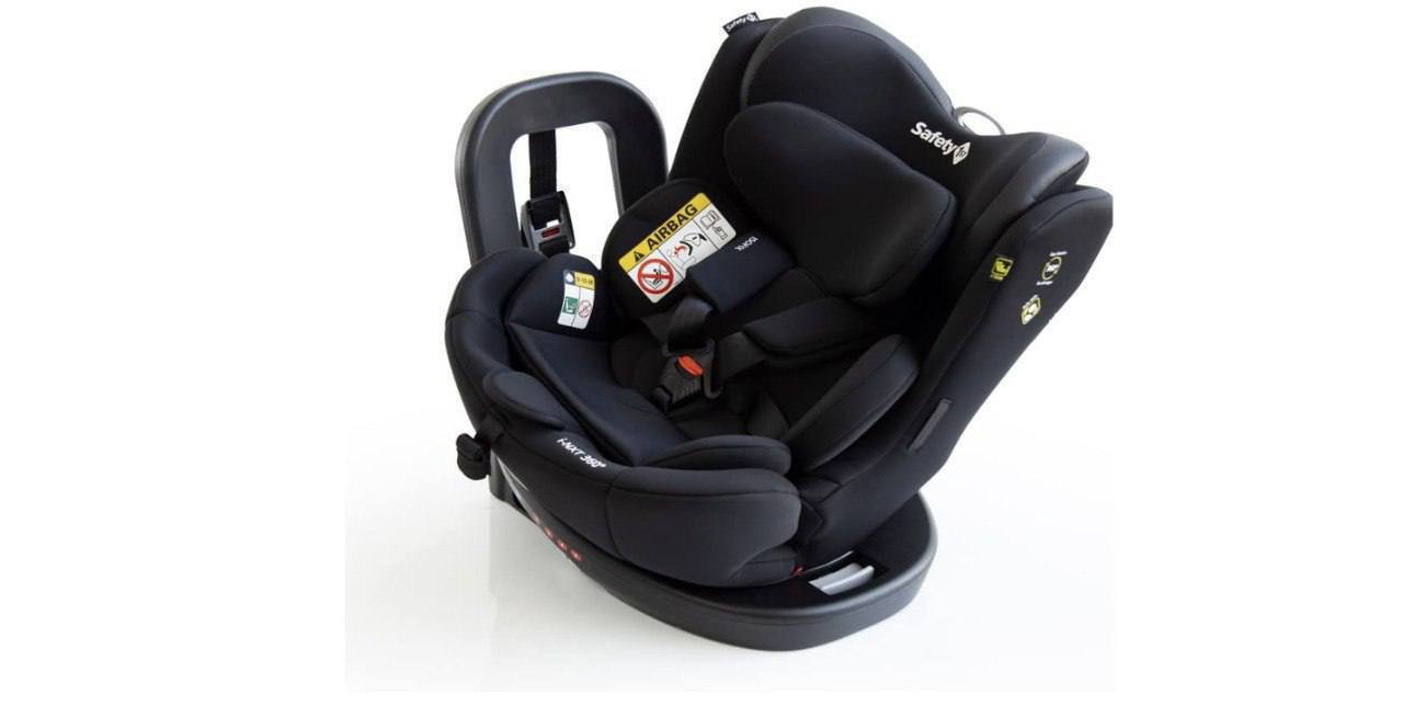 🫧 Safety 1st i-NXT – Cadeirinha 0 a 36kg, Giro 360° e Isofix, Black Urban