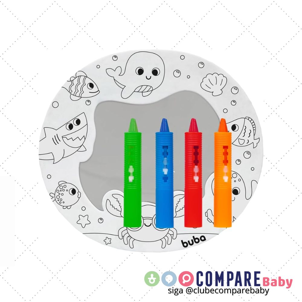 😍 Buba, Espelhinho De Atividades Hora Do Banho