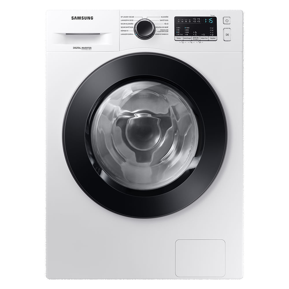 🛍️ Lava e Seca Samsung WD11M com Digital Inverter WD11M4473PW Branca 11/7kg