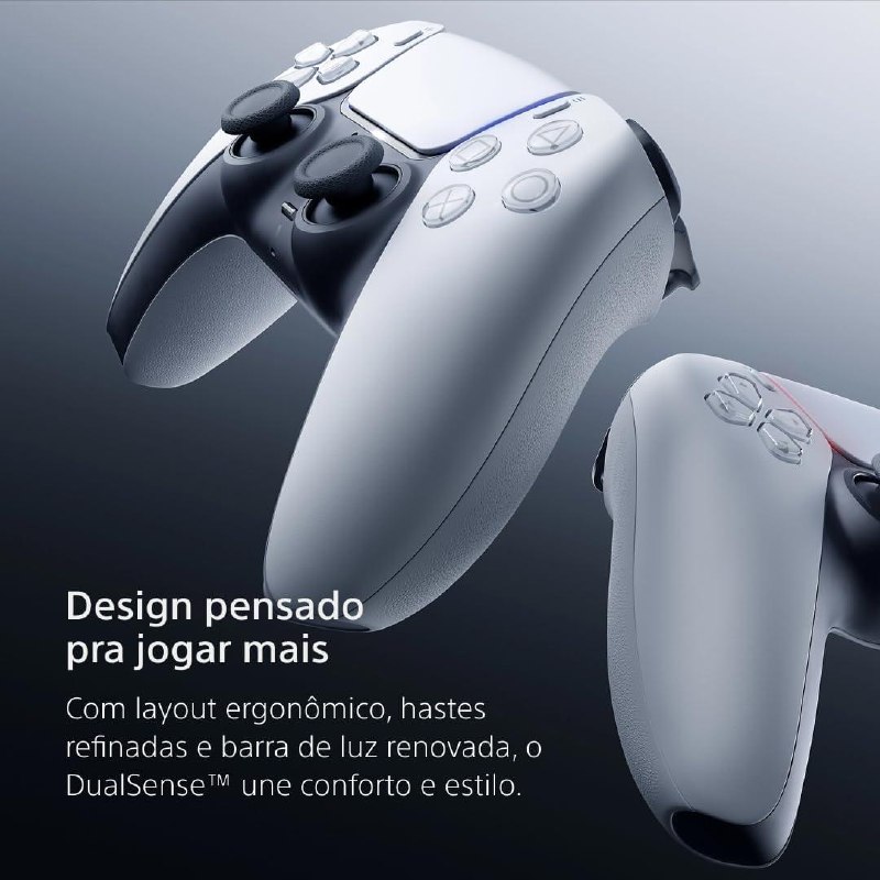 🎮 Controle Sem Fio PlayStation DualSense Branco