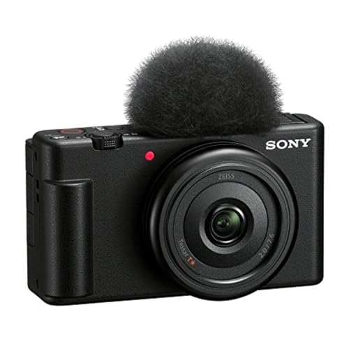 🛍️ Sony Câmera Vlog ZV-1F para criadores de conteúdo e vloggers preta