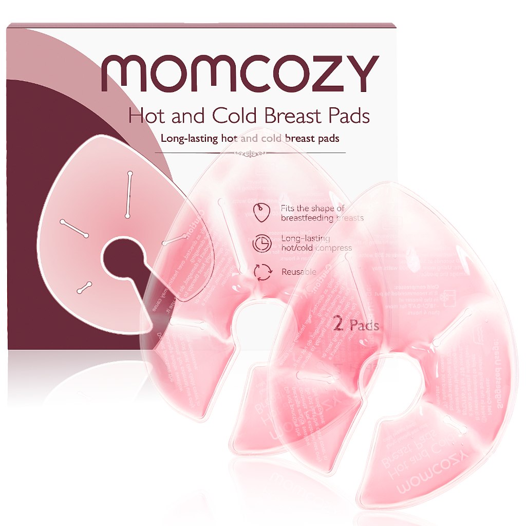 🛍️ Pacotes De Terapia De Mama Maiores Momcozy , Almofadas Quentes E Frias Com 2 Capas Mac