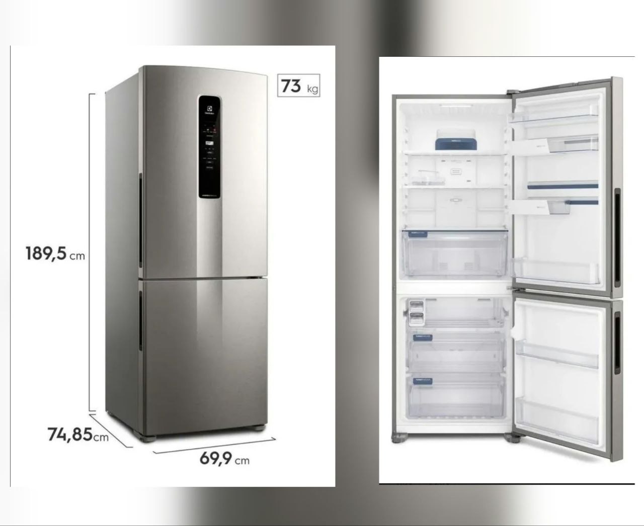 Geladeira/refrigerador Electrolux Frost Free