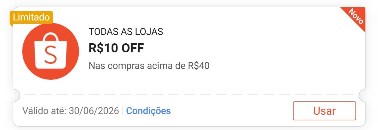 O ÚNICO CUPOM QUE TE DÁ AMOR E DESCONTO, PARÇA! 😍