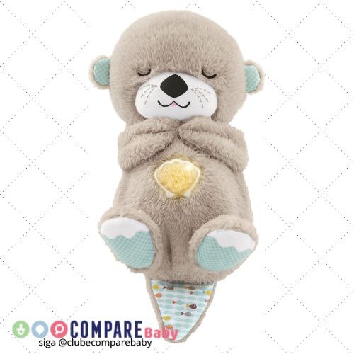 😍 Fisher-Price Lontra Doces Sonhos Hora de Dormir com Luzes e Sons Relaxantes