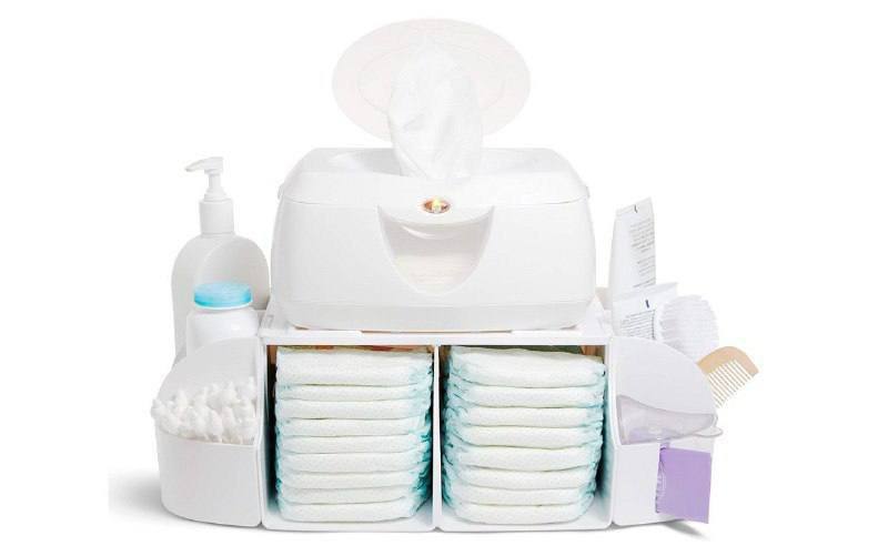 🫧 Organizador para troca de fraldas Munchkin, branco