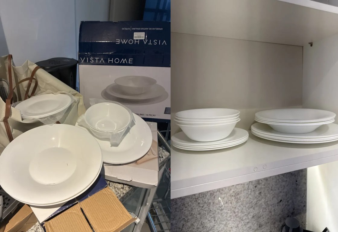 O KIT DE JANTAR É IGUAL A GENTE: SÓ BRANQUINHO NA MESA! 🍽️