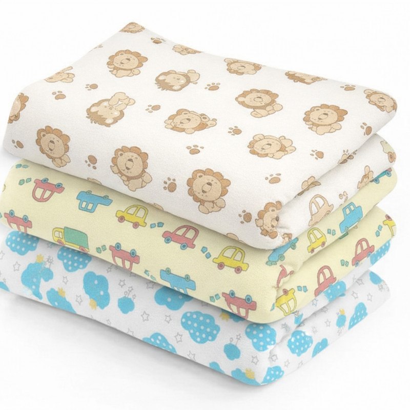 🛍️ CUEIRO ESTAMPADO FLANELADO ALGODÃO BEBÊ KIT SORTIDO