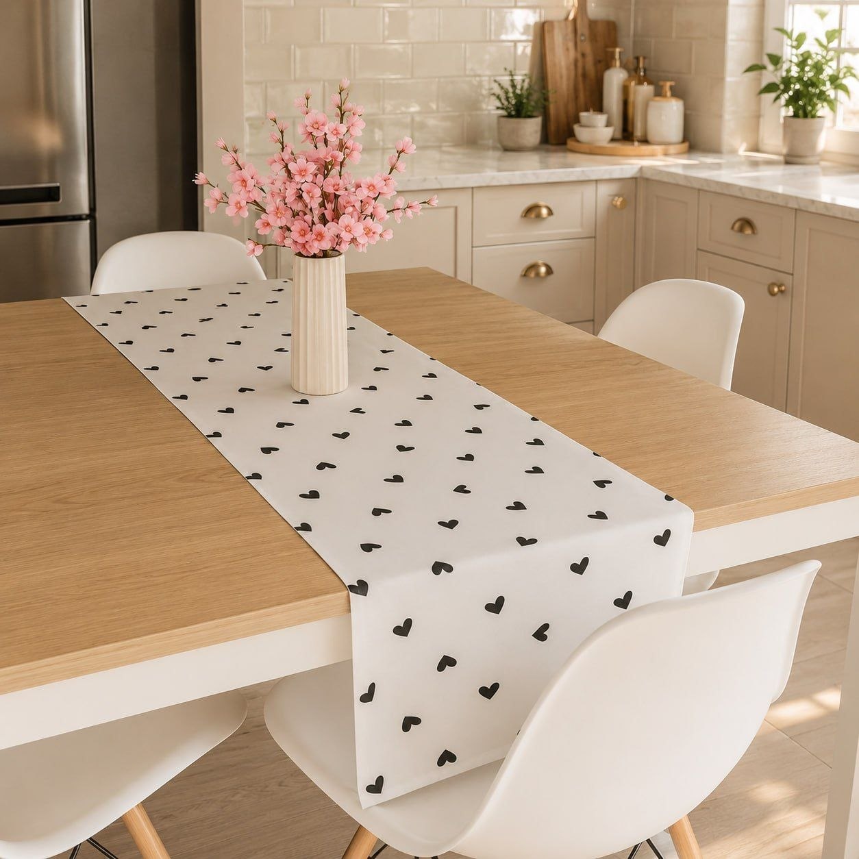 🛍️ Caminho de Mesa Trilho Passadeira Retangular Toalha Estampada 4 ou 6 Lugares 1,35x0,35