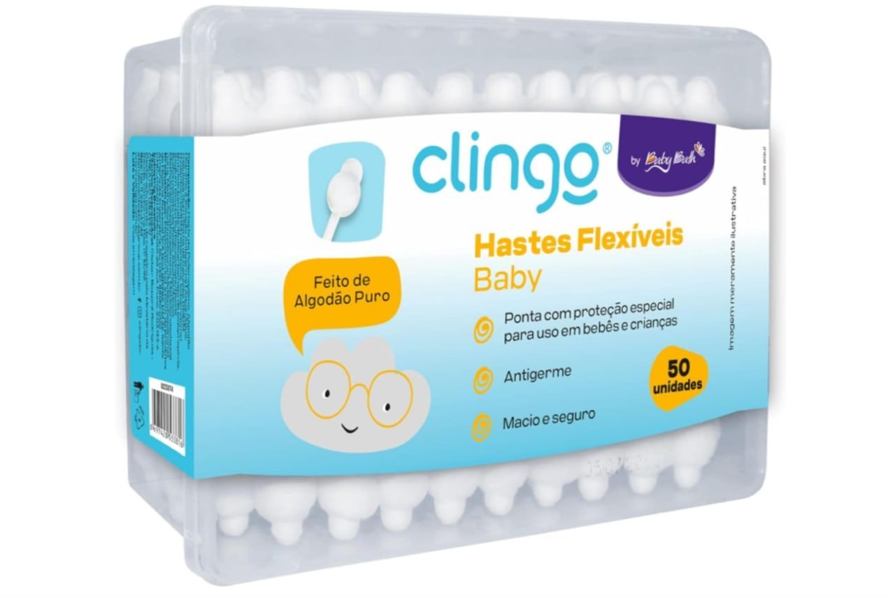 🫧 Baby Bath Hastes Flexíveis Clingo - Branco