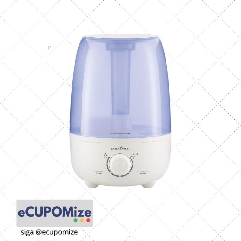 😍 Umidificador 4.8l BUD04B, Britânia, Bivolt