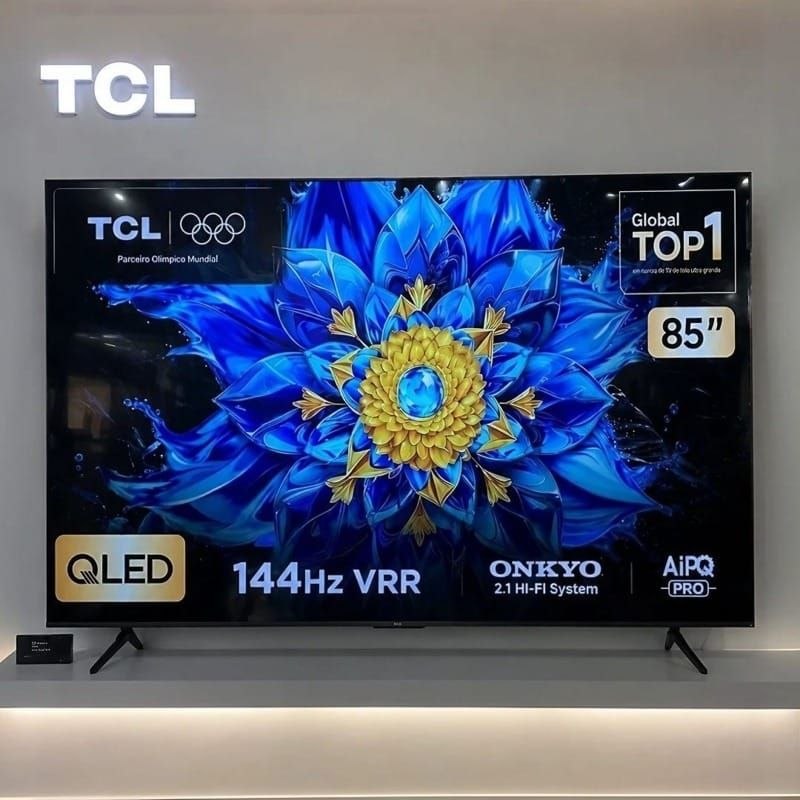 Smart TV TCL 85 Polegadas QLED 4K P8L WiFi Bluetooth 85P8L