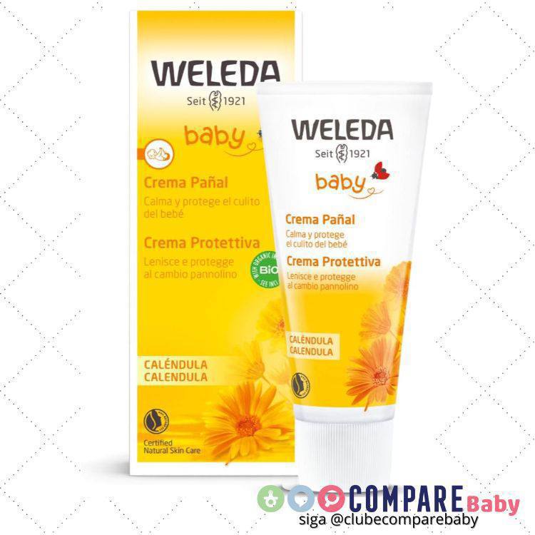 😍 Weleda Babycreme de Calêndula | Proteção Natural Contra Assaduras | Fórmula Suave com C