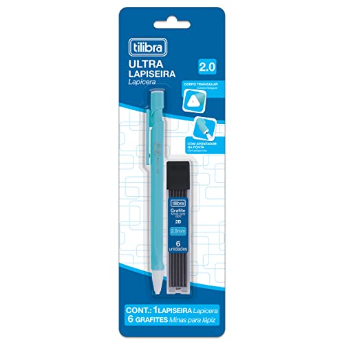 🛒 Tilibra - Lapiseira 2.0mm Ultra + Grafite 2.0mm - Blister com 2 Unidades - Sortido